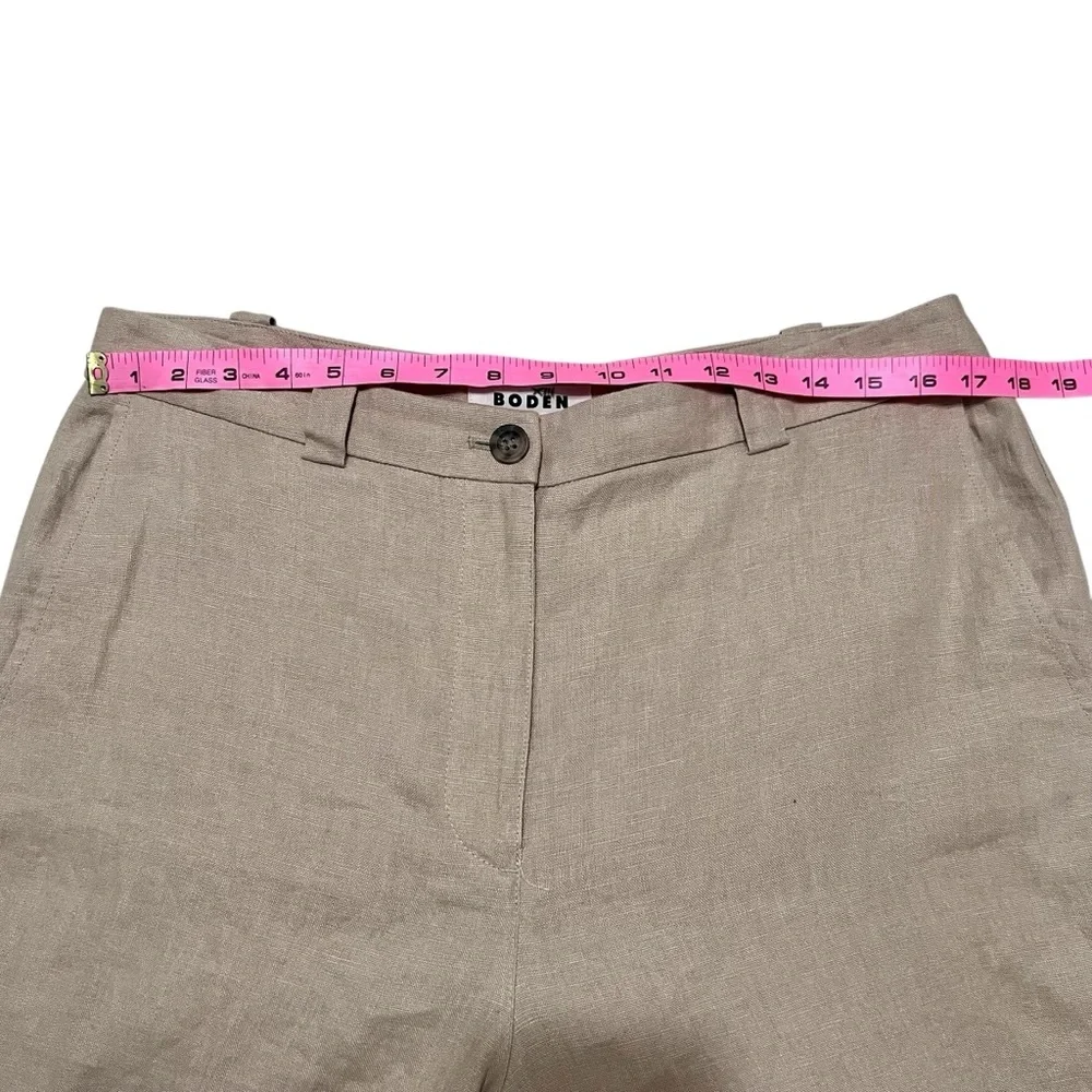 Boden Westbourne Linen Trousers Wide Leg Pants Women’s 100% Linen - Picture 7 of 11